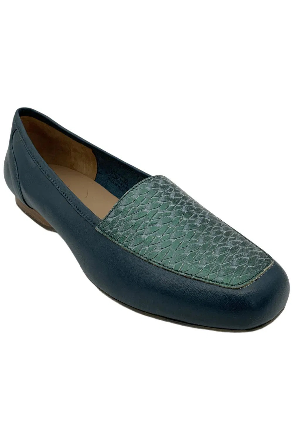 ARRAY Womens Freedom Slip-On Leather Loafers Teal 7790₽