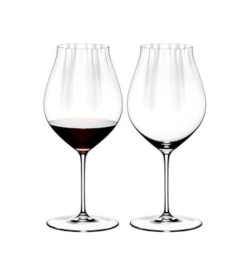 Authentic RIEDEL Performance Pinot Noir Red Wine Glasses 830ml Pair Clear