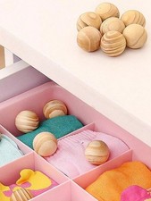 Natural Cedarwood 100% -Moth Repellent for Wardrobes 50 Pcs Cedar Balls Drawers