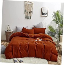Rust Comforter Sets Burnt Orange Bedding Set King Reddish Caramel Color