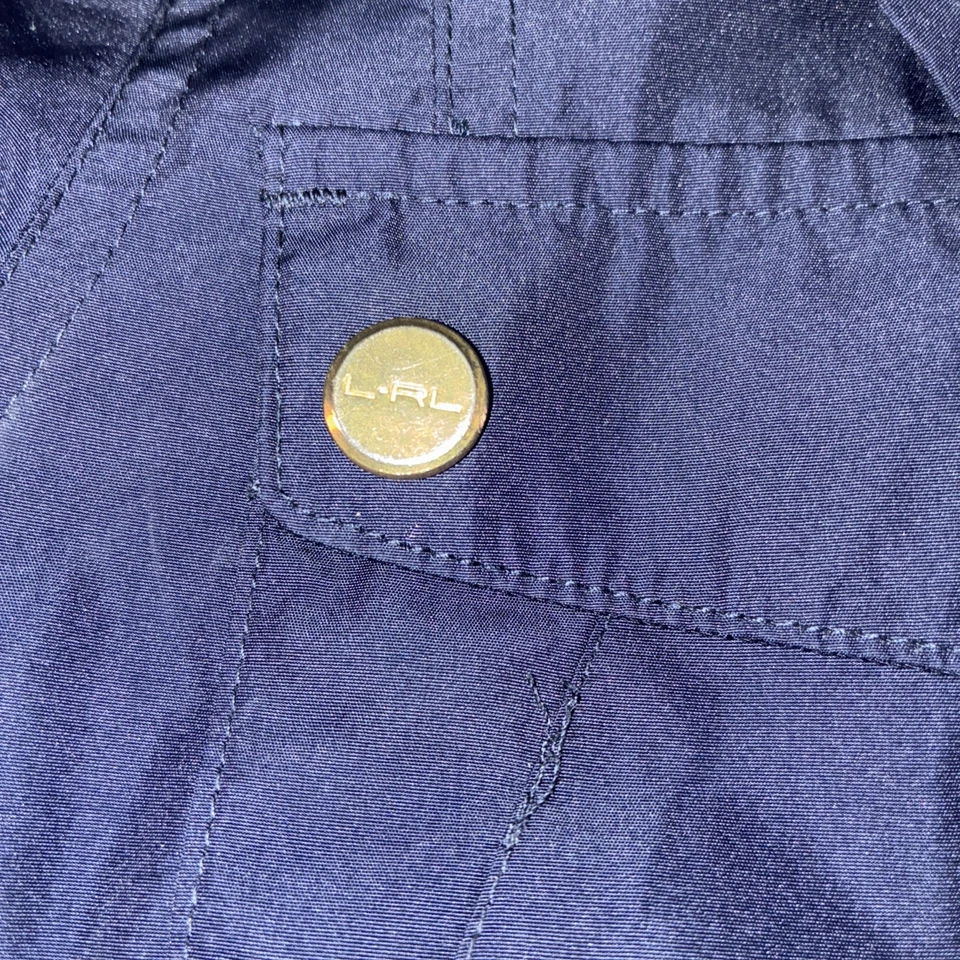 Ralph Lauren Active Rain Jacket VTG Womens Size Small Blue — 第 4/4 张图片