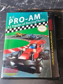 R.C. Pro-Am (Nintendo Entertainment System, 1988) NES Cart + Manual + Custom box