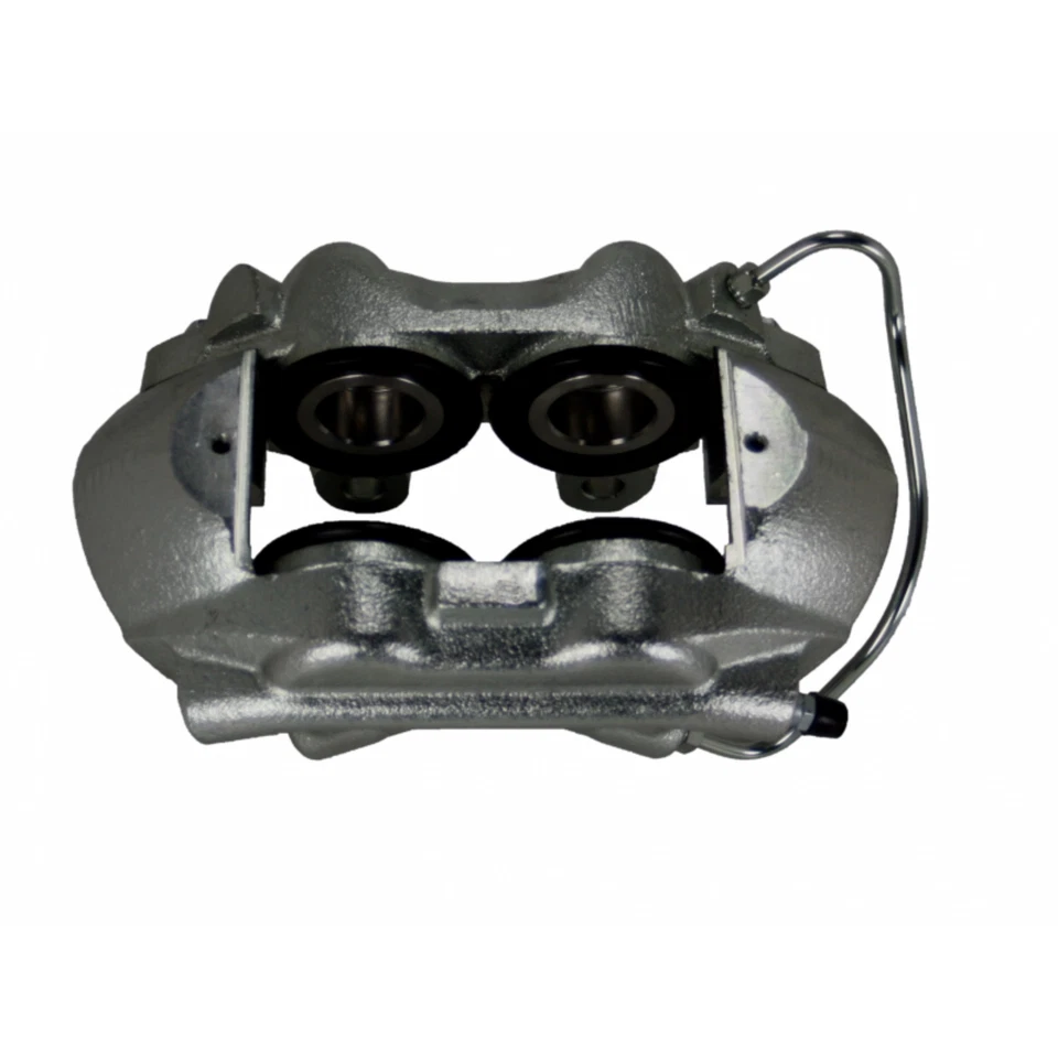 Pinza de freno Mustang 1964 1965 1966 pistones SS chapados en zinc con pastillas izquierda nueva Foto 3 de 3