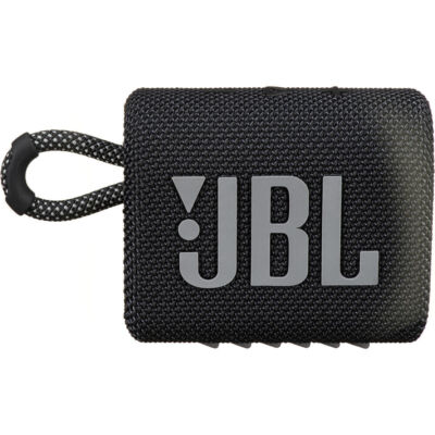JBL Go 3 4.2W Portable Waterproof Speaker - Black (JBLGO3BLKAM)
