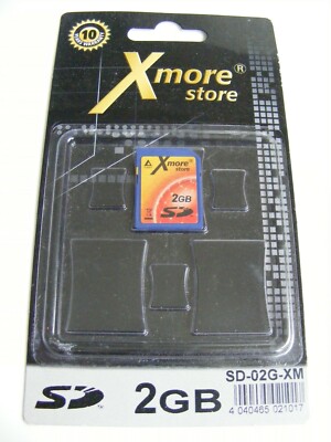 2GB Secure Digital Card ( 2 GB SD Karte ) Xmore store Neu