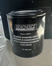NEW SEACHOICE MARINE FUEL/WATER SEPARATOR CANNISTER SCP 20951 Open Damaged Box