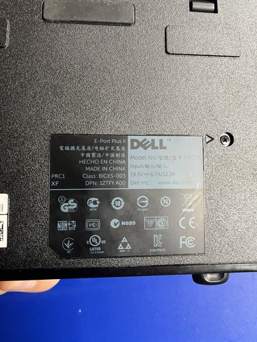 Dell PR02X E-Port Plus II Dockingstation Port Replikator 12TFY A00 PRO2X - Bild 3 von 6