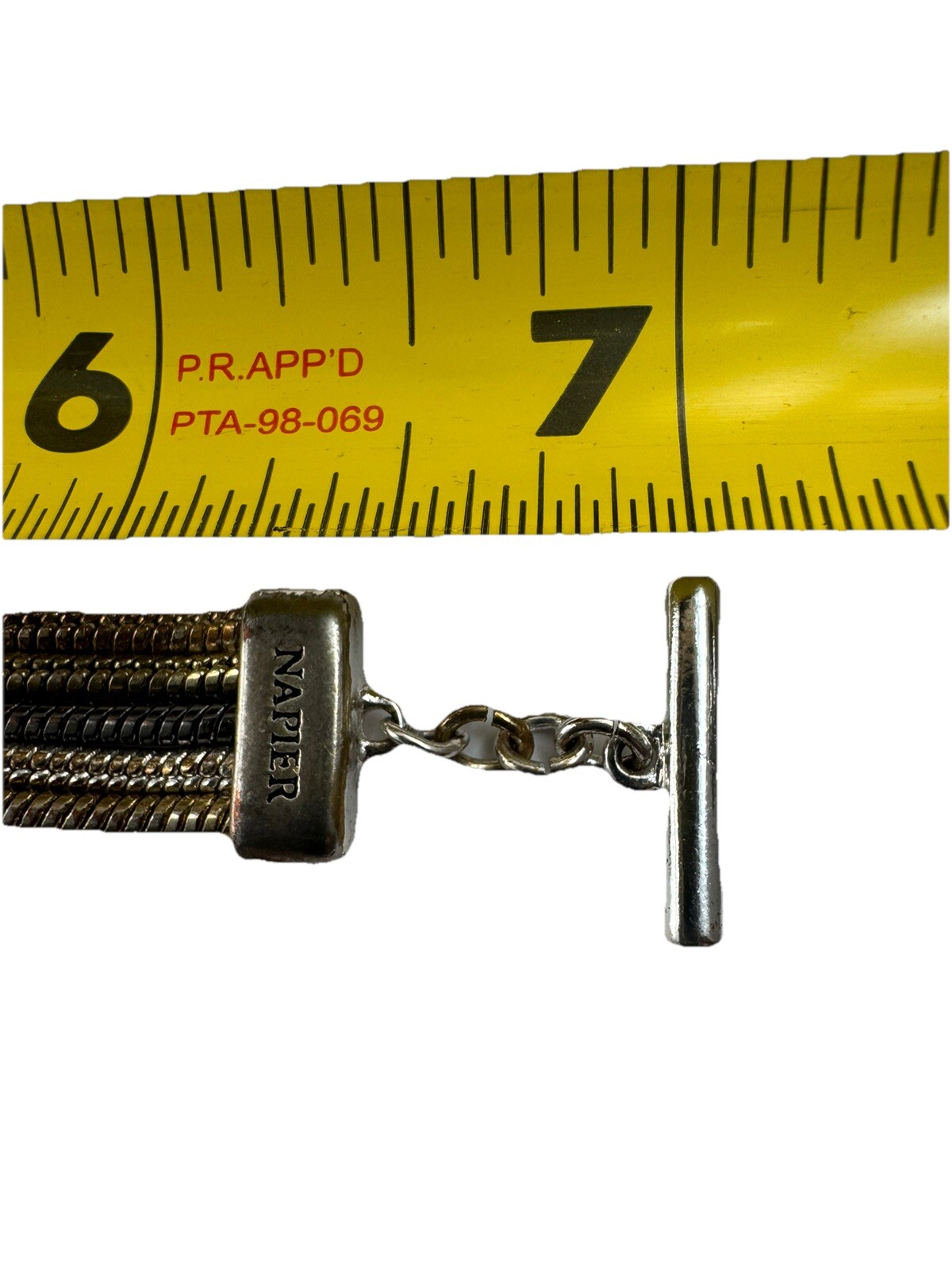 Napier Multi Chain Statement Bracelet Multiple Si… - image 10