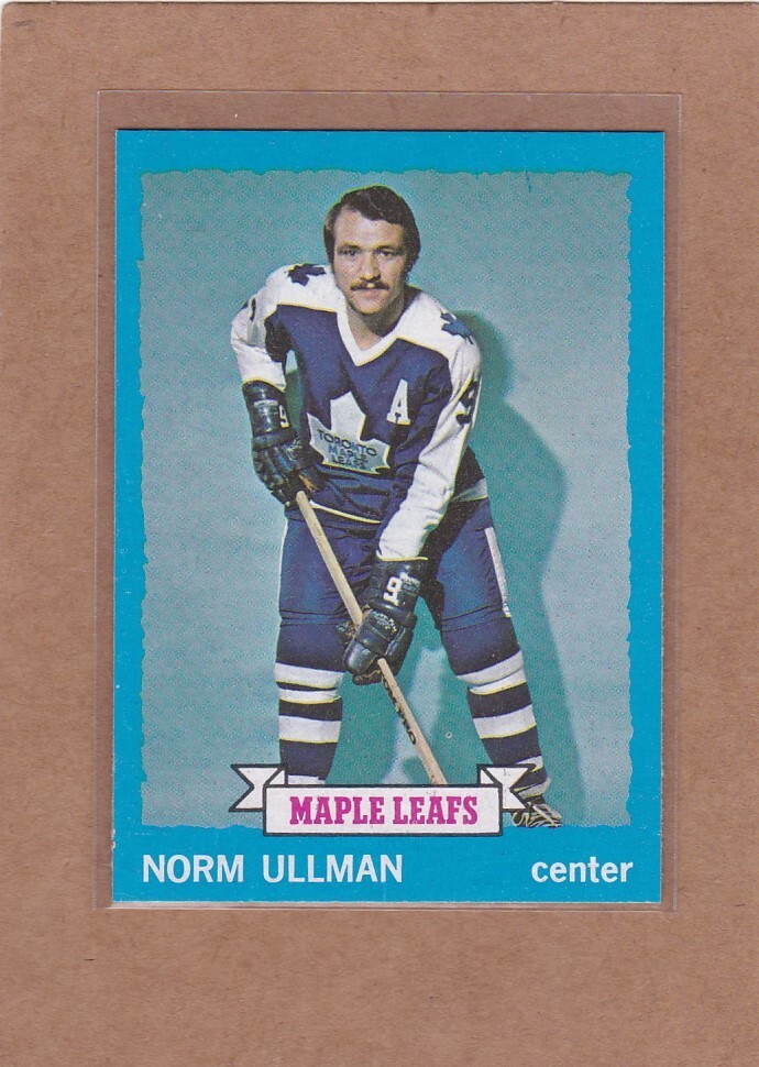 1973-74 TOPPS HOCKEY NORM ULLMAN #148 MAPLE LEAFS VGEX *A35747