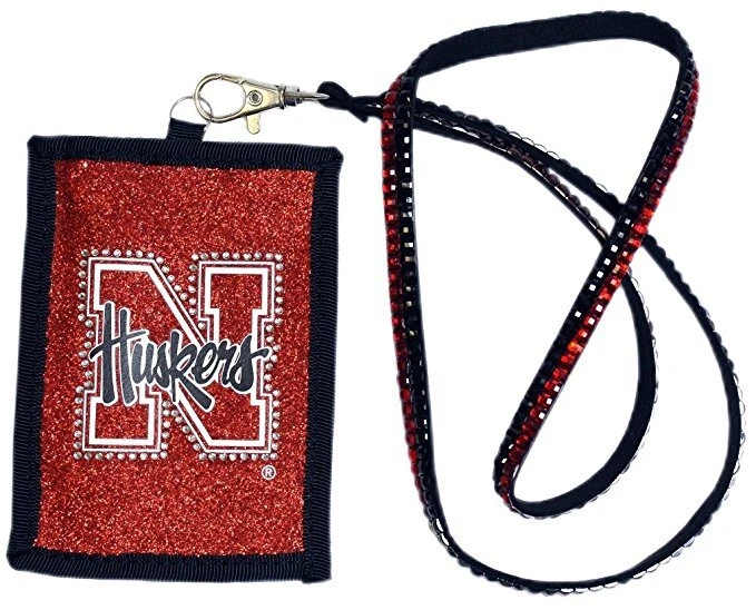 NCAA Beaded Lanyard with Detachable ID Wallet - Image 4 of 4