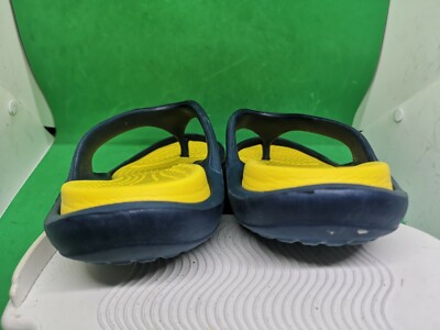 Crocs Modi Michigan Flip Sandals Super Cushy Blue Yellow Size 10 Crocs Modi Michigan Flip Sandals Super Cushy Blue Yellow  main image 4