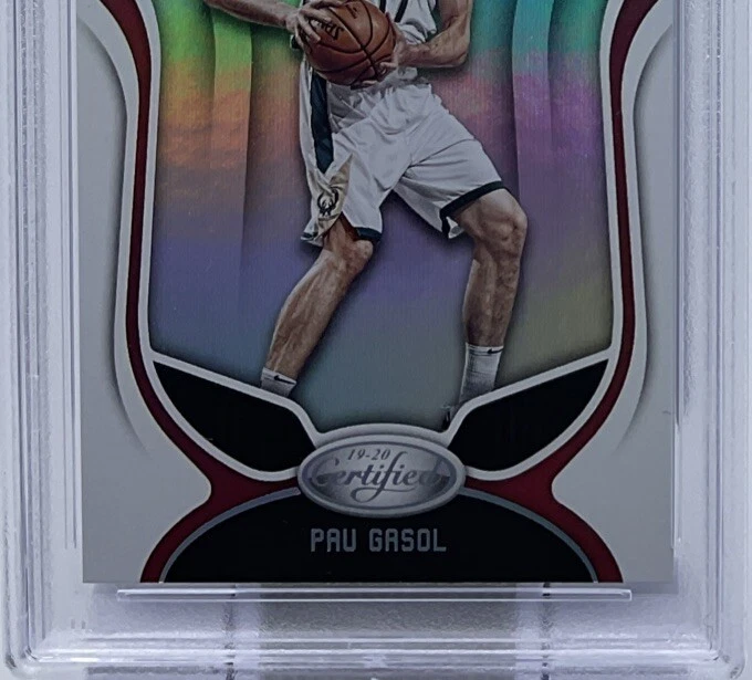 Pau Gasol PSA 10 -2019 Panini Certified - Lakers, Grizzlies,  HOF, Kung Pow - Image 3 of 4