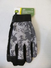 John Deere Mens Digital Camo Performance Glove, Size L