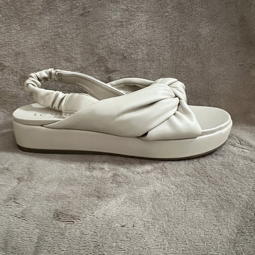LC Lauren Conrad Sumana Women’s BONE Bow Slide Slingback Sandals Size 8.5 NEW! - Picture 3 of 14