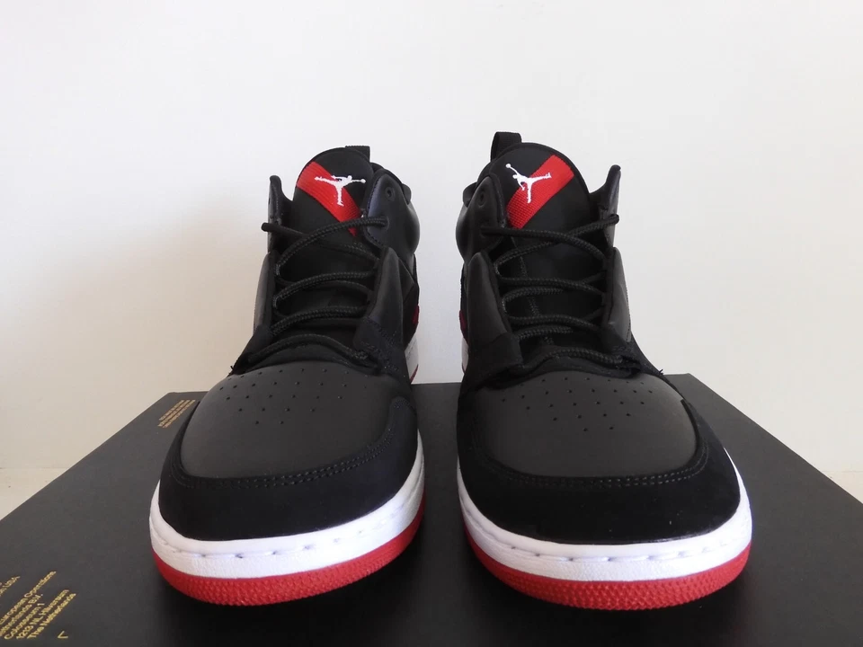 NIKE AIR JORDAN FADEAWAY NEGRO-BLANCO-GIMNASIO ROJO TALLA 14 [AO1329-023] Foto 3 de 4
