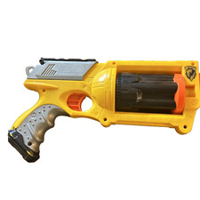 Nerf Maverick Rev-6 Nerf Gun N-Strike Yellow Black Revolver Soft Dart