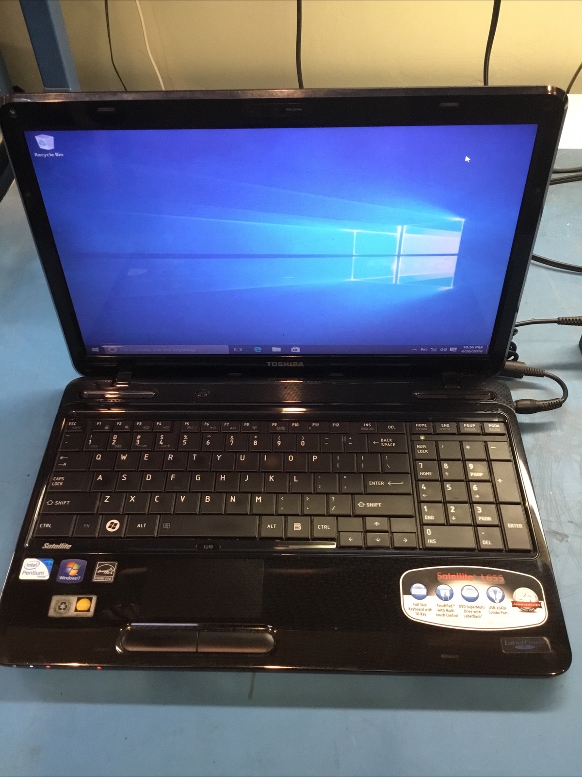 Toshiba Satellite L655S5096, 3GB RAM Intel P6100 2.00GHz 300GB HDD Win 10 D6 eBay