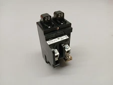 PUSHMATIC BULLDOG GOULD P2020 Twin 20 Amp Duplex With CLT Tab CIRCUIT BREAKER