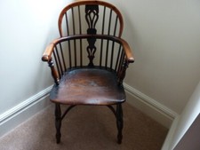 Antique Windsor Chair Yew and Elm.