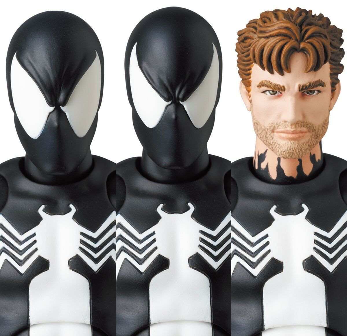 Medicom Toy MAFEX 147 Spider-Man BLACK COSTUME COMIC Ver