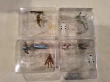 STAR WARS GALAXY SQUADRON SERIES 6, SET OF 4 COMMONS, CLONE, BATTLE DROID +++