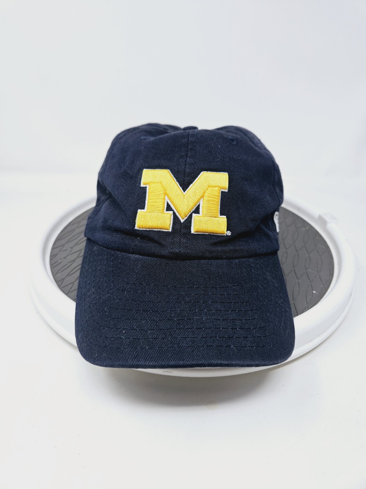 Michigan Wolverines New Era Adjustable Blue Hat Used Condition FAST SHIPPING