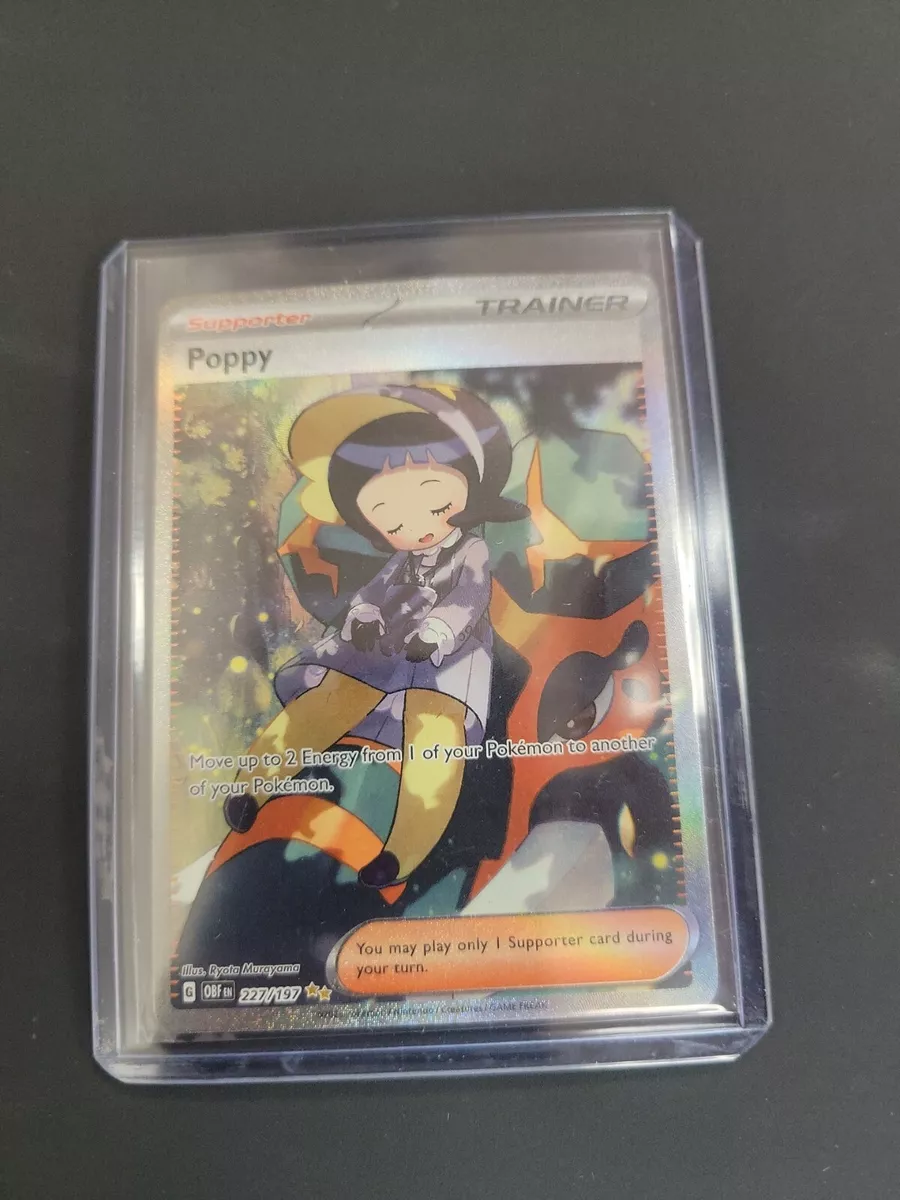 Poppy Pokemon TCG Obsidian Flame 227/197 NM Trainer