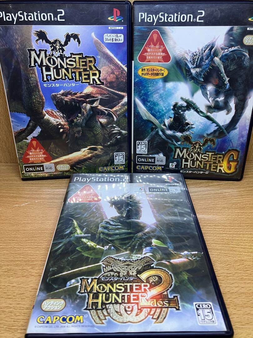 PS2 Monster Hunter & 2 DOS & G game set Japan | eBay