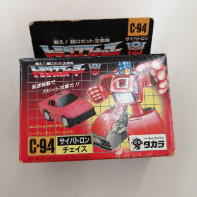 トランスフォーマー サイバトロン チェイス C-94 TAKARA Transformers C-94 Throttlebot Chase G1 Vintage Autobot Car