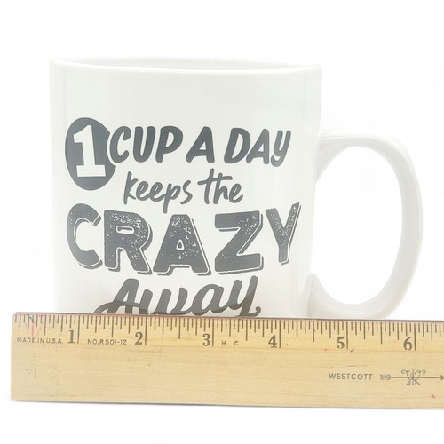 Premier Finds Xtra Large 30 oz Coffee Tea Cup Mug Funny Novelty Gift New Crazy - Picture 10 of 19