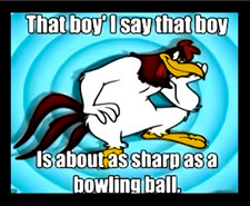 That Boy I Say Is About As Sharp As A Bowling Ball Foghorn -MAGNET