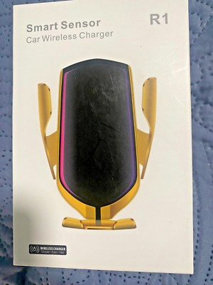 Smart Sensor Car Wireless Charger R1 Simple Fast Automatic Phone Holder.