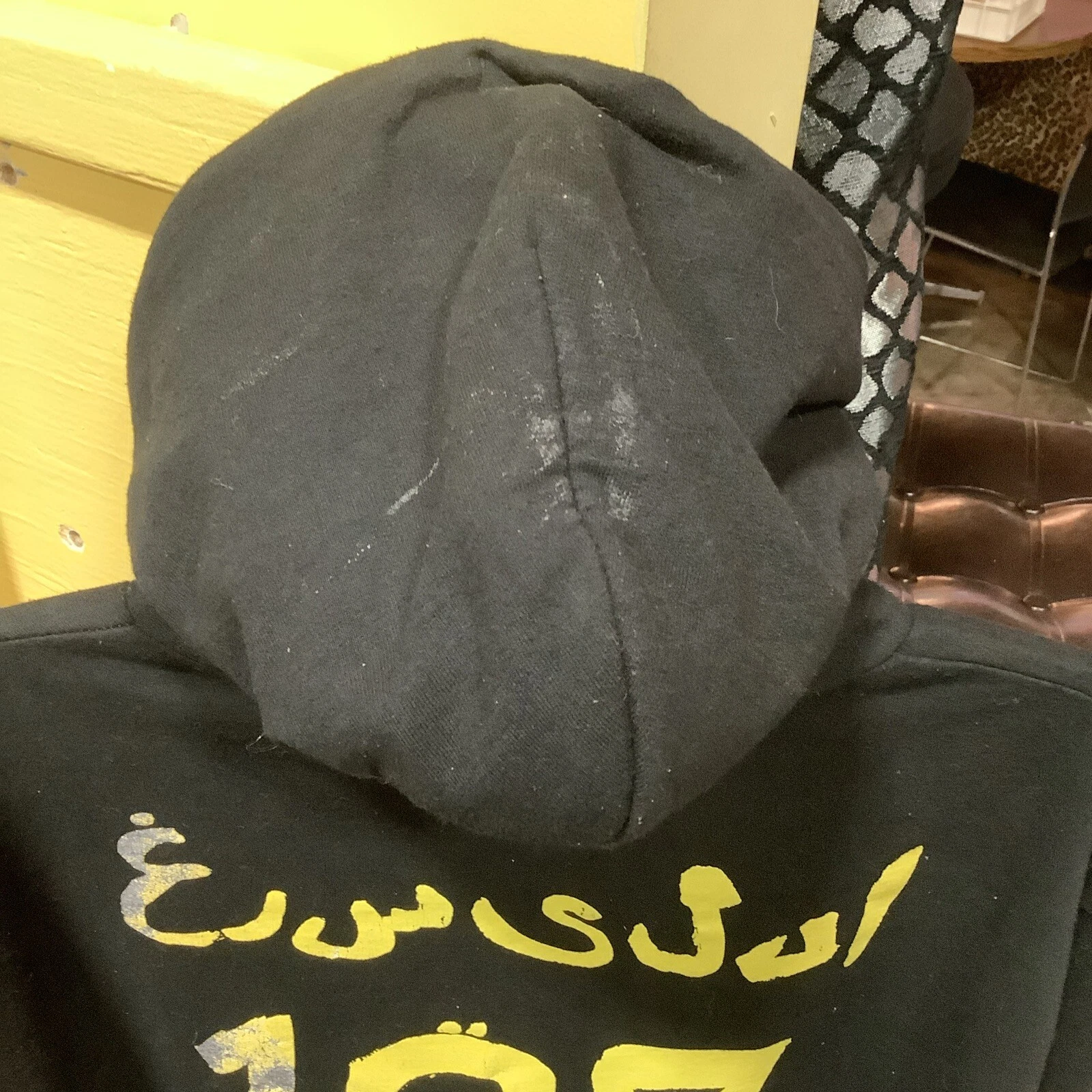 HERMÈS Westside Gunn Hitler indossa Hermes 6 felpa con cappuccio grande su Champion Griselda Conway