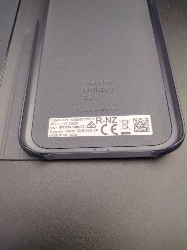 ⚡️ Funda abatible Samsung EF-ZG950CLEGUS S-View para Galaxy S8 Foto 4 de 4