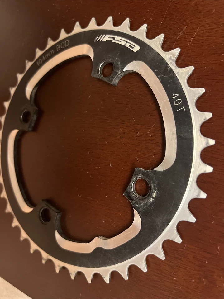 FSA DH 3mm chainring, 104BCD x 40T - black Bmx Fit Dyno Dk GT SE Acs Elf Schwinn - Image 3 of 4