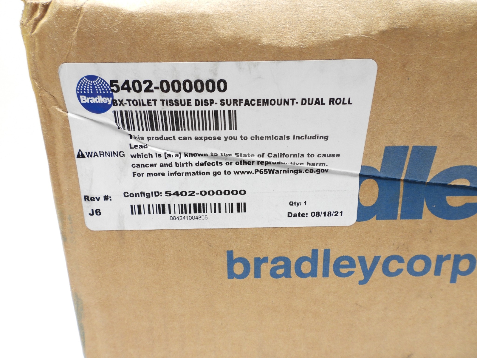 2Pack Bradley 5402000000 Commercial Toilet Paper Dispenser, 2Roll