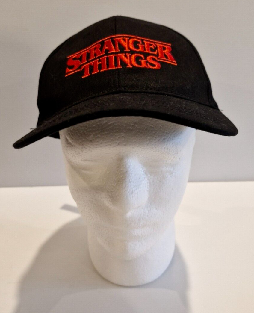 Stranger Things Black adjustable Hat Cap - image 1