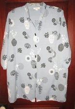 Dressbarn Woman Plus 22 24 Button Down Shirt Top Blouse Tank Twinset Asian Long