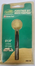 Amana Timberline HSS 1/4" Forstner Bit 5/16" Shank 