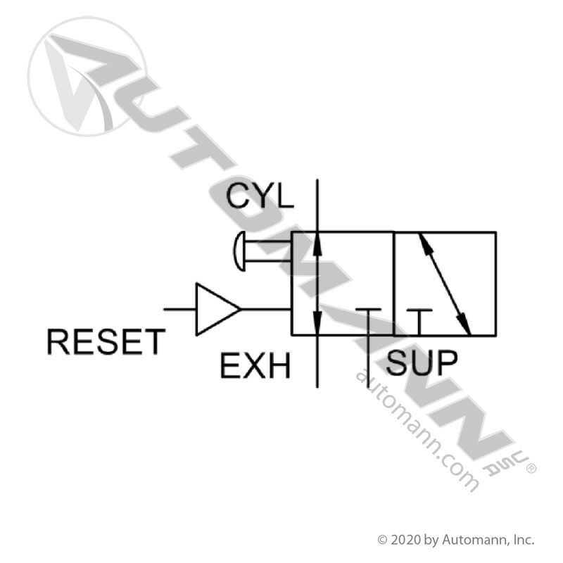 Hendrickson Valve, Trailer valve, VS25223, B25224, VS25223, VS25224