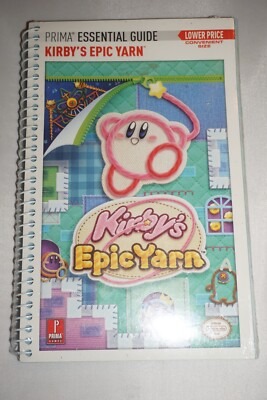 Kirby's Epic Yarn Prima Essential Strategy Guide Wii NEW