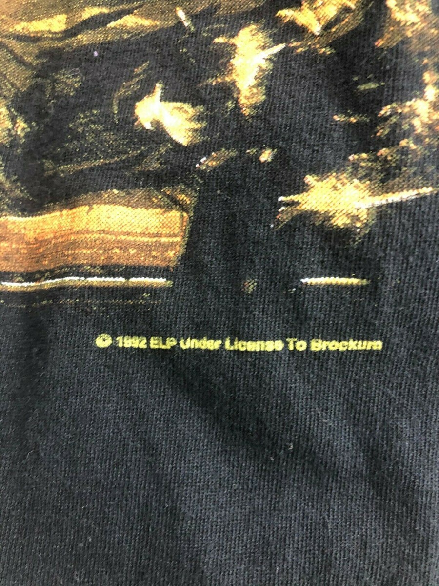 EMERSON LAKE & PALMER World Tour 1992 Vintage Tee Shirt XL