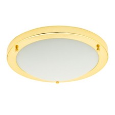 Litecraft Mari Ceiling Light Bathroom IP44 Rated Flush Mount Fitting - 4 Colours