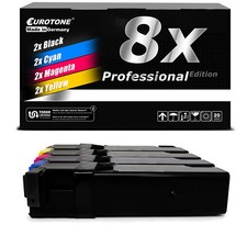 8x PRO Patrone f�r Dell 1320-cn 1320-c