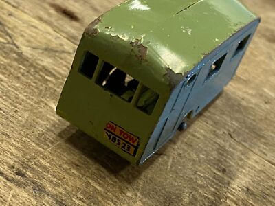 Vtg Matchbox Berkeley Cavalier #23 Nice shape Toys Bus Green Blue