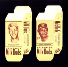 Title: 1971 MILK DUDS COMPLETE FULL BOX BILLY WILLIAMS, FRANK ROBINSON/CARD GE