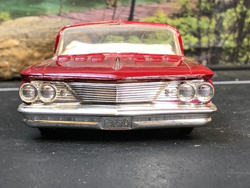 Imperfect Plastic AMT 1960 PONTIAC BONNEVILLE CONVERTIBLE Dealer Promo Car As-Is - Picture 6 of 24