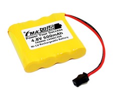 Ni-Cd Rechargeable Battery AA 4.8V 0.6-2Ah for Control Radios Model RC Car Toys