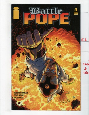 Battle Pope #4 VF/NM 2005 Image Robert Kirkman Invincible e1100150