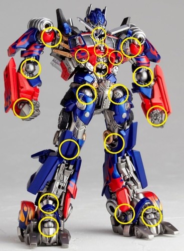 Kaiyodo Revoltech Transformers 3 Dark of the Moon Figure Optimus Prime Figure. - Picture 3 of 9